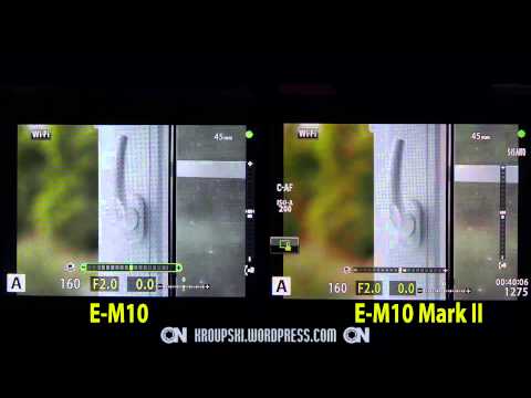 Olympus OM-D E-M10 Mark II – C-AF mode vs E-M10
